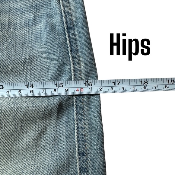 ABERCROMBIE & FITCH Denim Step Hem Skirt Raw Hem Womens size 25 light wash - Picture 6 of 7